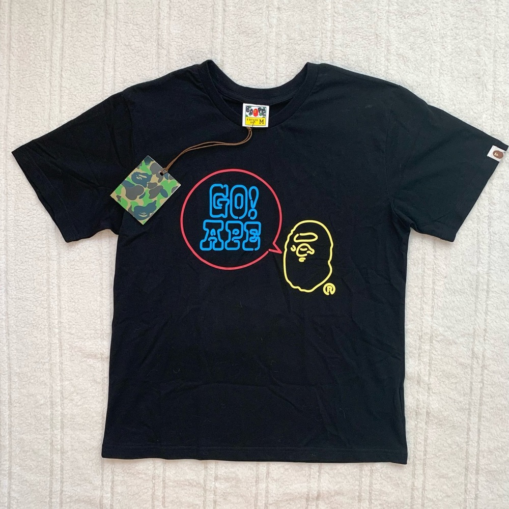 BAPE GO APE SHIRT NWT